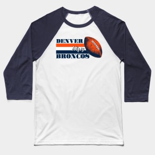 Denver Broncos Baseball T-Shirt